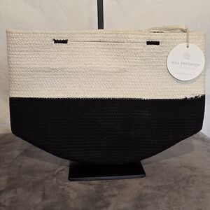 *NWT* Mia Melange Woven Storage Basket